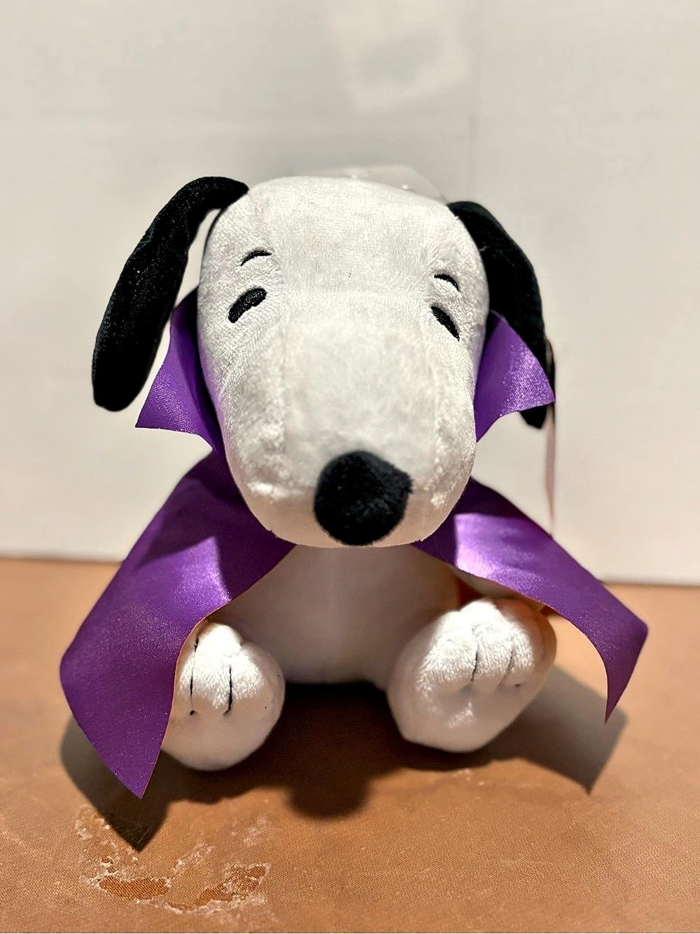 Hallmark Peanuts Snoopy Vampire Plush Purple & White NWT